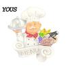 Kitchen Refrigerator Magnet 3D Cartoon Chef Magnet, Resin Baker Decorative Fridge Note Holders Memo Notes Photo Holder for Home Decor Family Magnets
