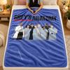 Flannel BlanketGreys Anatomy Warm Soft Throw Blanket for Indoor Sofa Bed Living Room Use