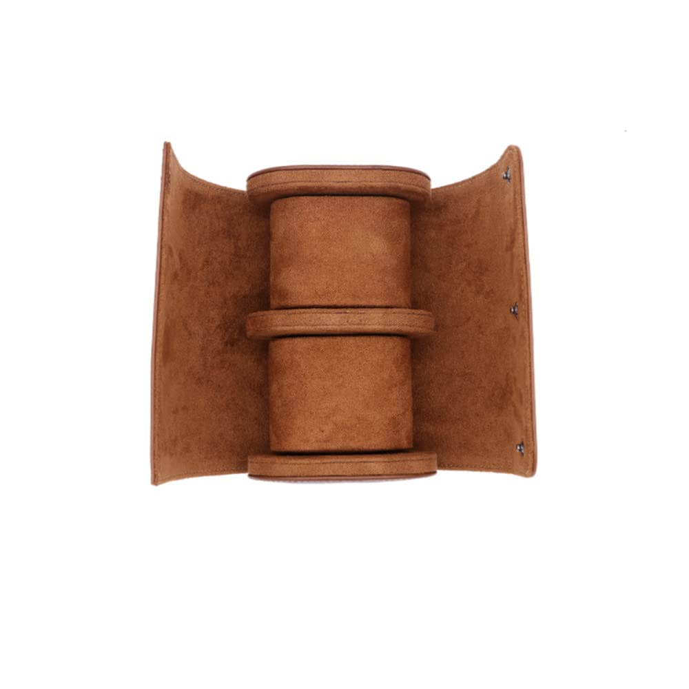 Eono Leather Watch Roll Watch Storage Watch Collection Case - Box, Box, Case, (2nd Place, Brown)
