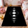 Satanic Black Goat Ritual Rectangular Rug Soundproof Noisereducing Carpet For Living Room Hallway Balcony Home Party Decor Halloween Gift