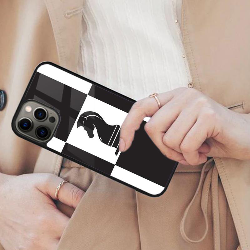 Chess Board Dark Horse Magnetic Phone Case For APPLE iPhone 17 Air 16 14 13 12 Pro Max 15 Plus Wireless Charge MagSafe Cover
