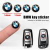 For BMW M E46 E90 E60 Car Key Sticker Logo 3D Metal Car Key Sticker Emblem For BMW 320Li 325Li 330Li 325i E60 E64 E70 E83 E85 E87 E90 E71 10pc 11/14mm