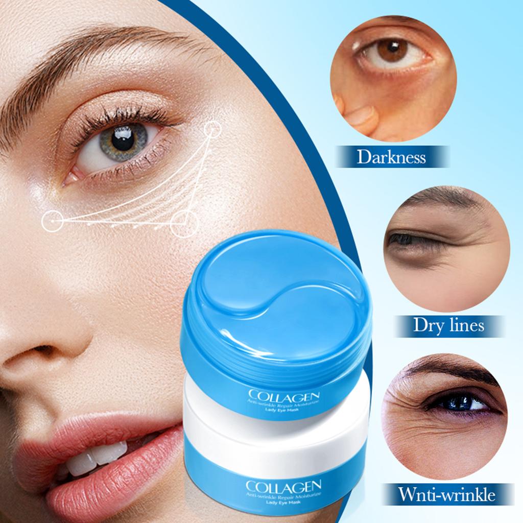 Collagen Eye Mask Anti-Wrinkle Lady Eye Mask Patch 3ml 80g60pcs/30pairs