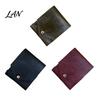 Jeans Pocket Wallet Slim Faux Leather Wallet, Retro Snap Button Bifold Durable Men Portable Card Holder for Women