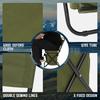 Portable Folding Camping Chair Lightweight with Backrest Carry Bag Included Heavy Duty Outdoor Seat for Camping Fishing
