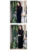 Bei Zhi Yun High-End Black Velvet Embroidered Long Sleeve Cheongsam – Winter 2025