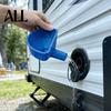 Easy Control Water Volume Funnel RV Fresh Tank Filling Funnel, 3D Printed Trailer Inlet Large Diameter with Wide Mouth, Compatible Standard