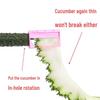 Green Cucumber Slicer & Shaping Peeler for Beauty Masks