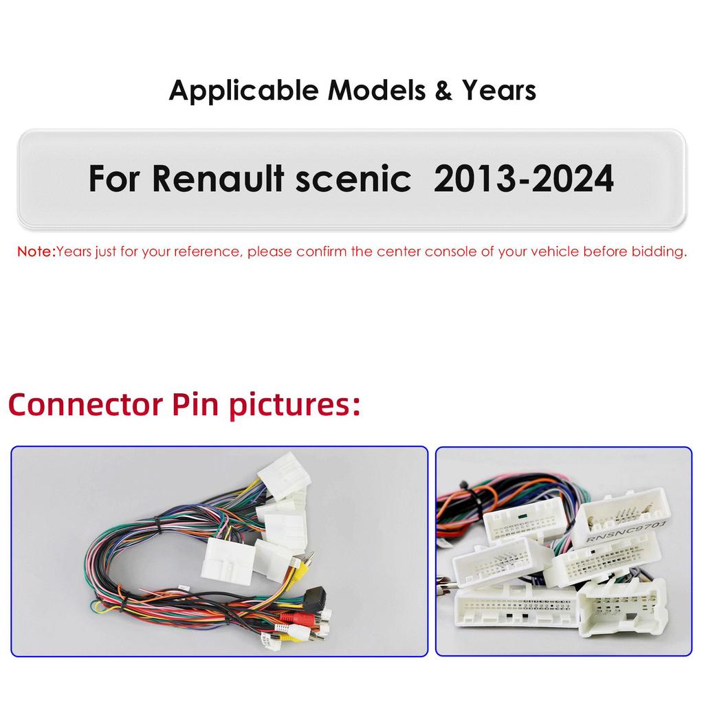 Hizpo 9,7 Tesla Stil Carplay 4G 2Din Android Autoradio für Renault Scenic 2013 - 2024 Multimedia Video Player GPS DSP Autoradio Intelligenter Bildschirm