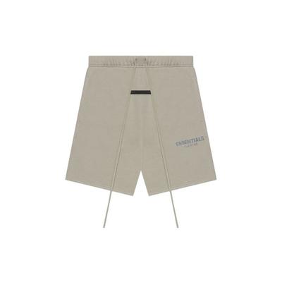 Essentials SS21 Sweatshorts With Logo Drawstring Unisex Bottoms Moss FOG-SS21-587
