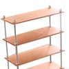 1/6 Organizer Halter Ornamente Einrichtung Modell Mehrschichtig Holz Sammlerstücke Bücherregal für