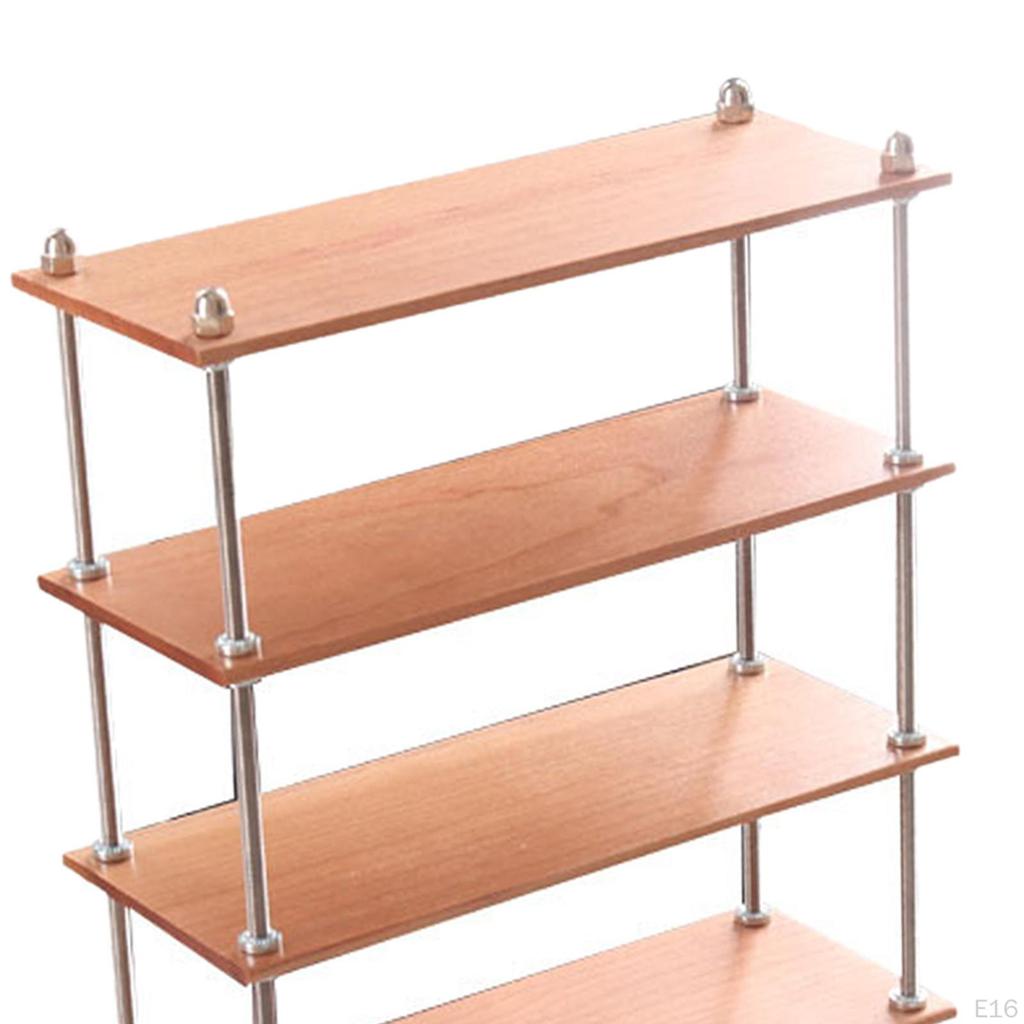 1/6 Organizer Halter Ornamente Einrichtung Modell Mehrschichtig Holz Sammlerstücke Bücherregal für