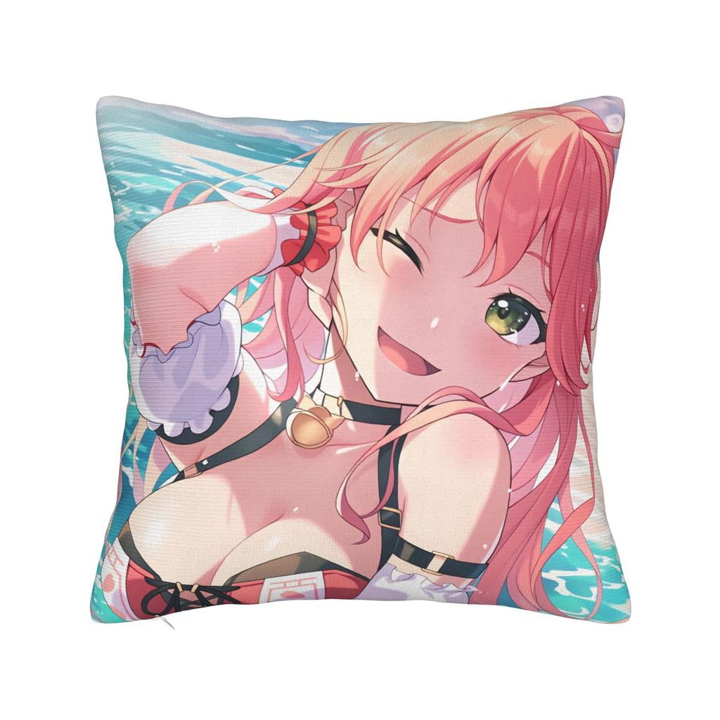 Hot Girl Kawaii Sakura Miko Pillow Case Comfy Pillow Cover For Couch Sofa Bedroom Kawaii Pillowcases