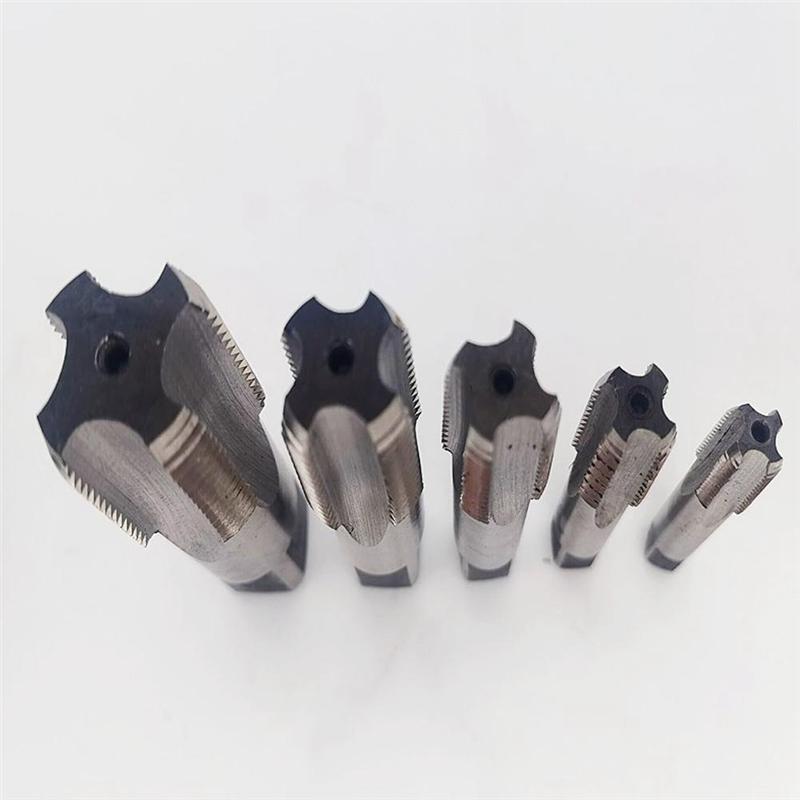 A27F-Threading Tool Kit 6 Pcs NPT Pipe Tap Set With Storage Case Thread Tapping Plumbing Equipment