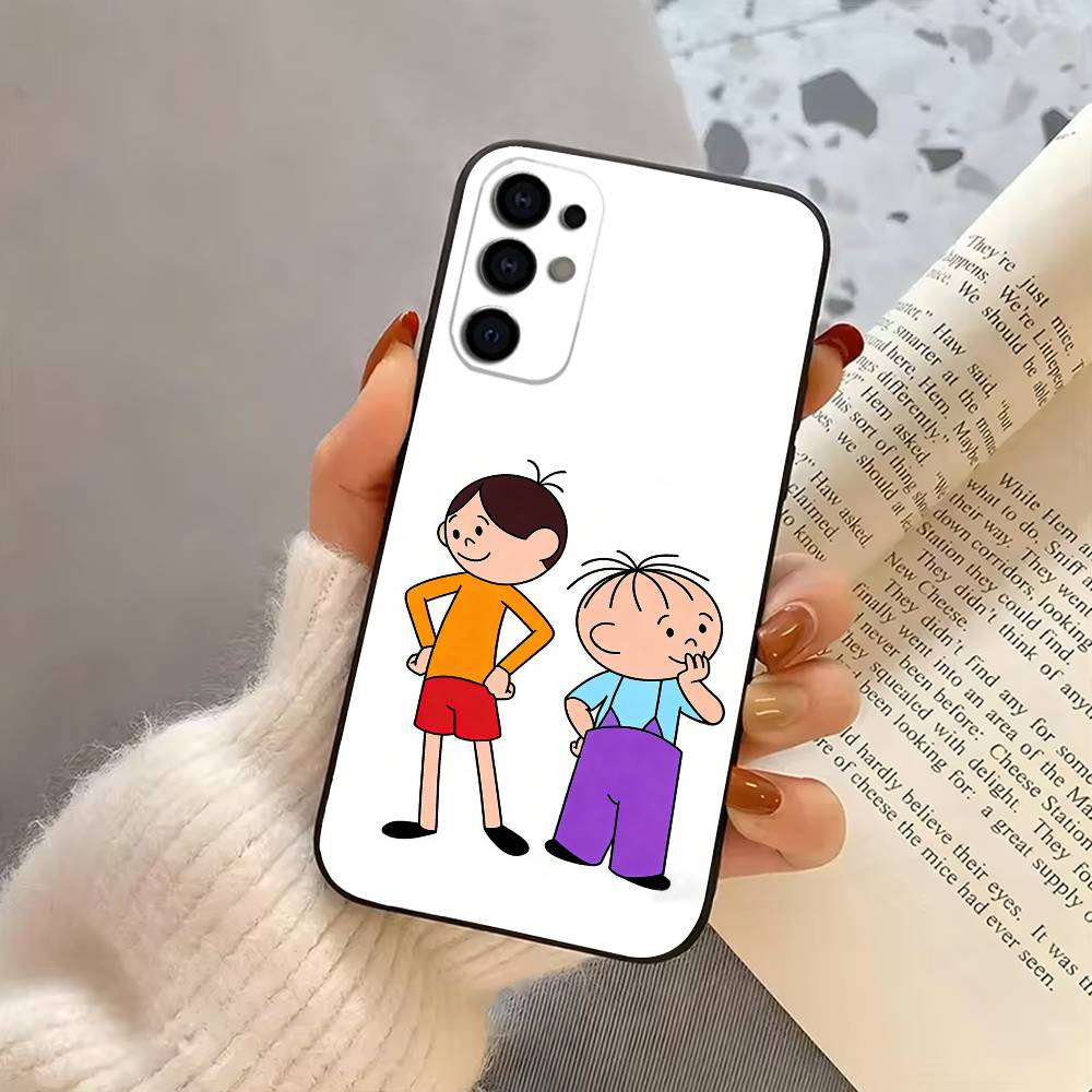 

Милый Чехол для Телефона L-Lolek и B-Bolek-LB-es Для Samsung S25,S24,S21,S22,S23,S30,Ultra,S20,Plus,Fe, Мягкий Силиконовый Черный Чехол Samsung S22ULTRA5G