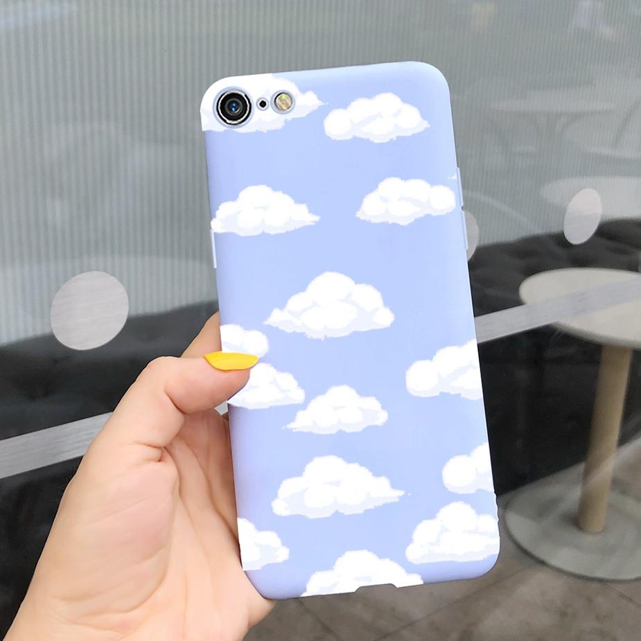 For iPhone 7 8 Plus Case Stylish Candy Painted Cover Silicone Soft Phone Cover Coque For Apple iPhone 7 iPhone8 Plus Case Bumper iPhone 7