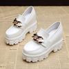 Fashion 10cm Women Oxford Shoes 2024 Women Flats Lolita Mary Jane Shoes for Woman Spring Platform Ladies Loafers Vintage Soft Slip On