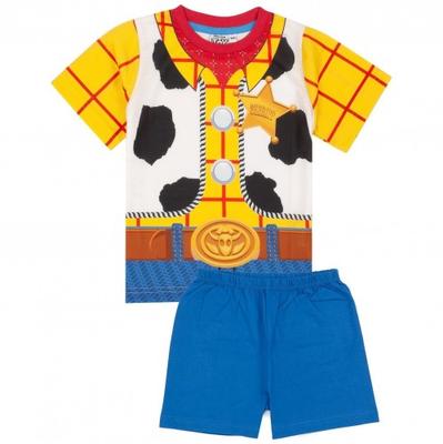 Conjunto de pijama curto amadeirado para meninos