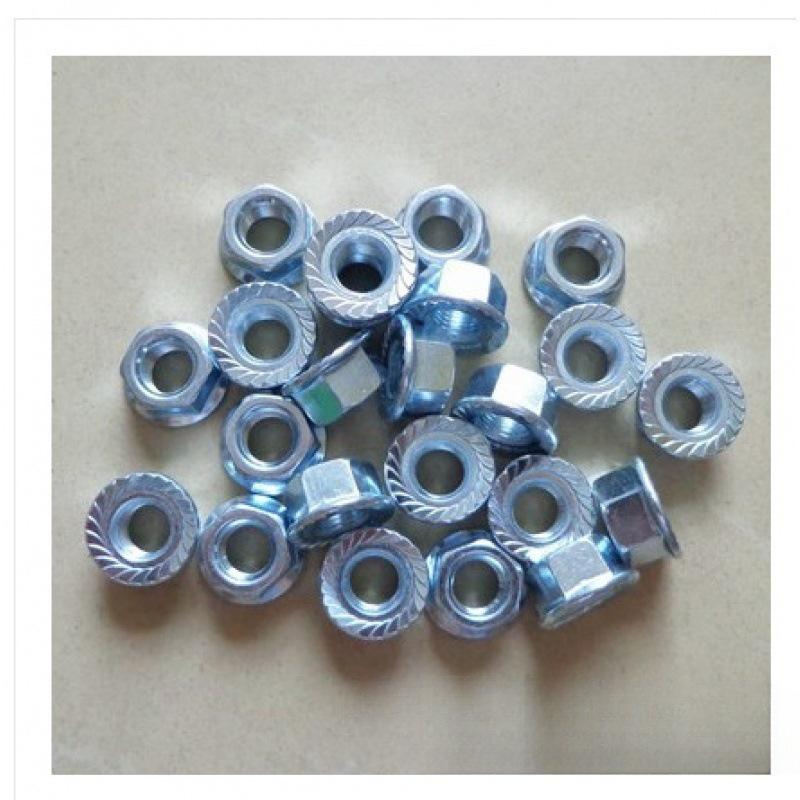 Bicycle Front Axle Nut & Children's Rear Axle Fine Thread Screw with Flange Crank Cap for Bottom Bracket