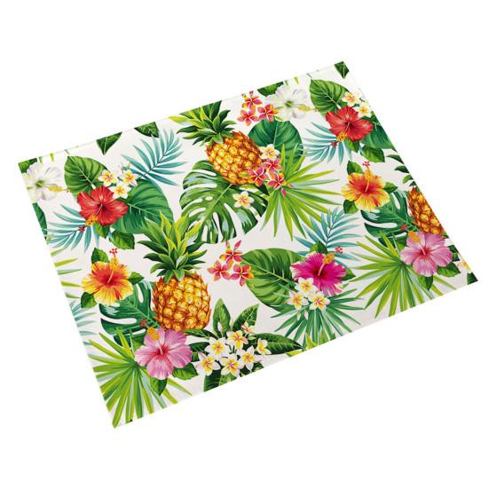 Unique Waterproof Heat Insulation Reusable Machine Washable Pineapple Table Pad for Restaurant Bowl Pad