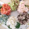 Simulation Hydrangea Beautiful Single Branch Non-withering Artificial Hydrangea Flower Wedding Hand Fake Hydrangea Flower Simulation Hydrangea