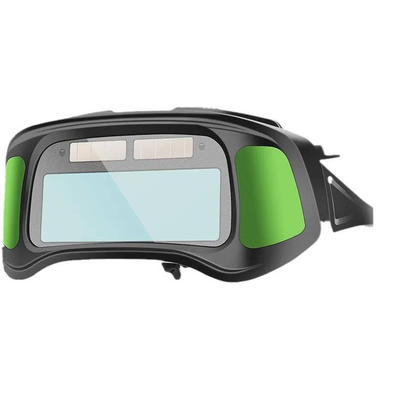Automatic Dimming Welding Glasses Welding Anti Strong Light, Dustproof, Splash Proof, Windproof, Sand Proof Multi Window Goggles