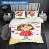3-teiliges Char-lie und Lola Abenteuer Bettwäsche-Set, Enthält 1 Bettbezug und 2 Kissenbezüge. Perfekt für Schlafzimmer, Wohnheim, Weihnachtsgeschenk für Fans