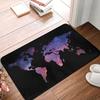 Mappa del Mondo Blu Zerbino Tappetino Antiscivolo Bagno Cucina Giardino Tappeto Tappeto 40*60cm