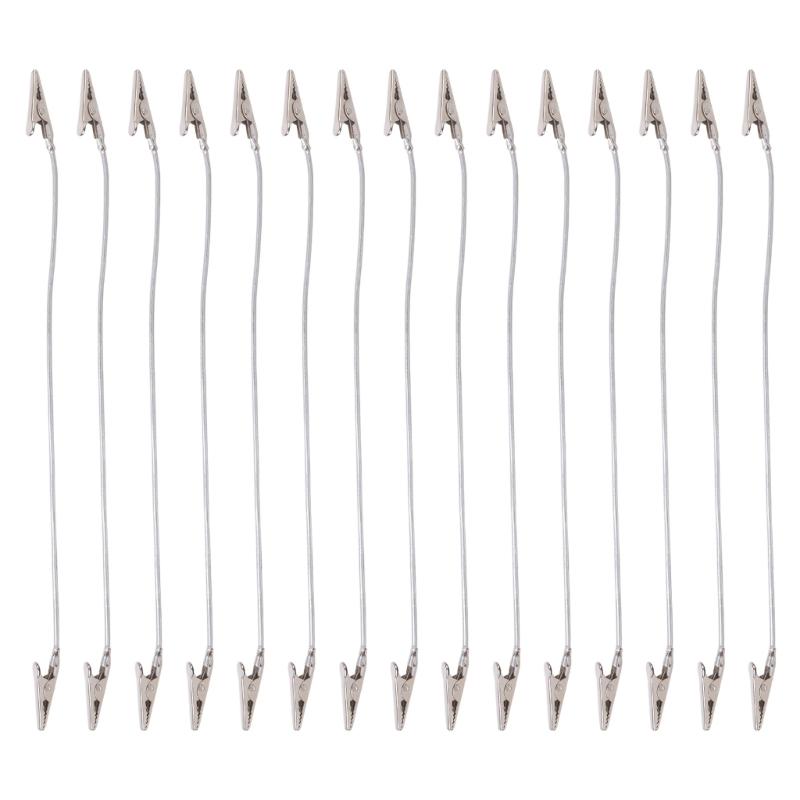 

15Pcs Flexible Double Head Iron Incenses Stick Holder Clip Stable Base Insect Coil Burners Stand For Home Temple Decors