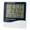 Innen- und Außen-Großbild-Digitalanzeige-Temperatur- und Luftfeuchtigkeitsmesser, Zeitkalenderalarm