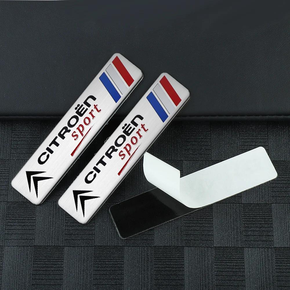 2026 Hot Car Sticker Car Styling 3D Aluminum Emblem Car Decoration Body Sticker Decals For Citroen C1 C2 C3 C4 Grand Picasso C4L