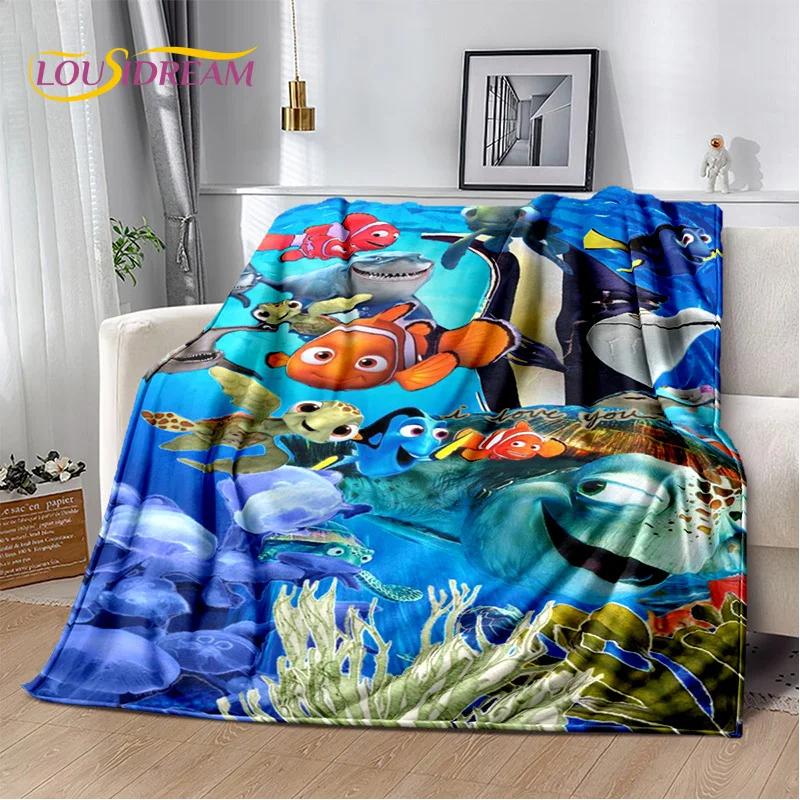 29 Style Cute Finding Nemo Cartoon Sea World Blanket,Flannel Soft Throw Blanket for Home Bedroom Bed Sofa Picnic Office Kid Gift