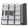 Power Breakout Board Verteilplatine Adapter 13 Port 8 Pin 1200W Digitale Temperaturanzeige Computerzubehör 12V