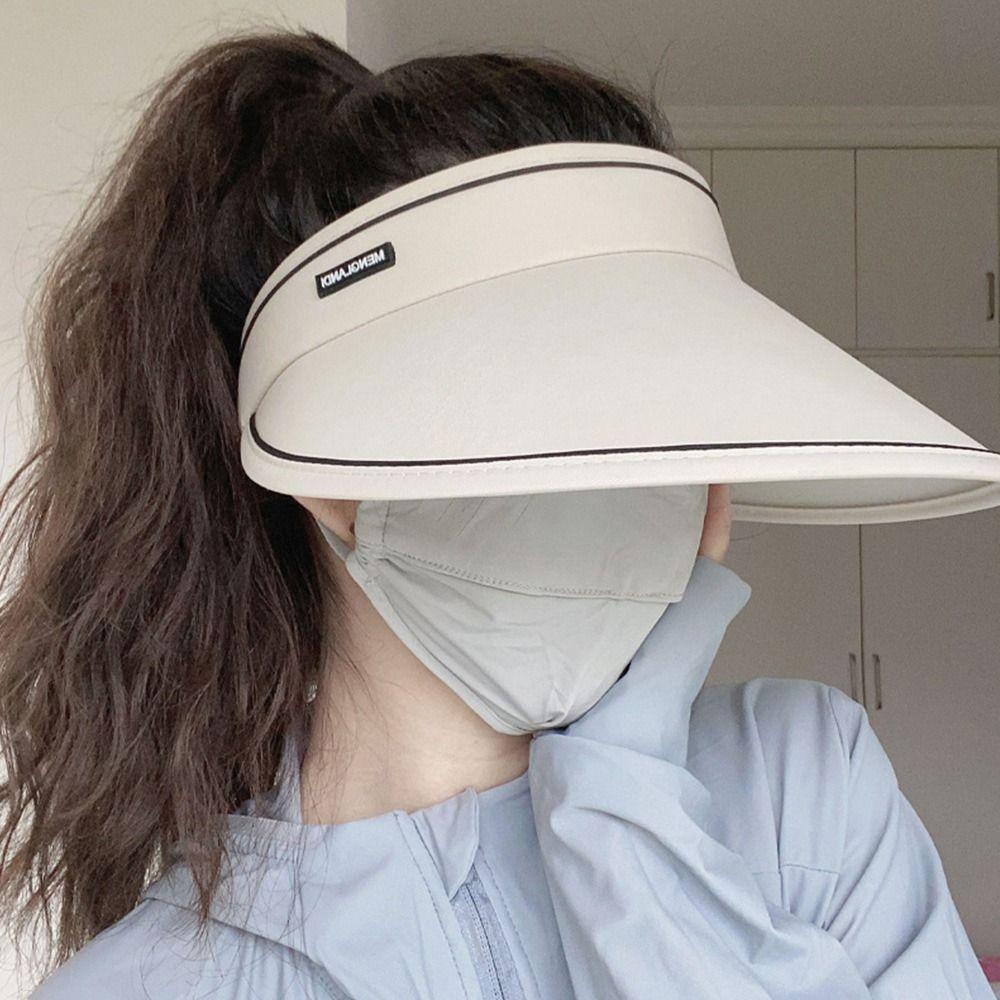 Eimer-Hut, Reise-Strand-Stil, Sonnenschutz, Sommer, breite Krempe, Visier, Sonnenschutz mit elastischem Band, atmungsaktiv, faltbar, Panama-Kappe