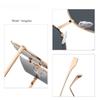 Oversized Gradient Sunglasses For Women New Fashion Brand Irregular Alloy Sun Glasses for Female Vintage Shades UV400