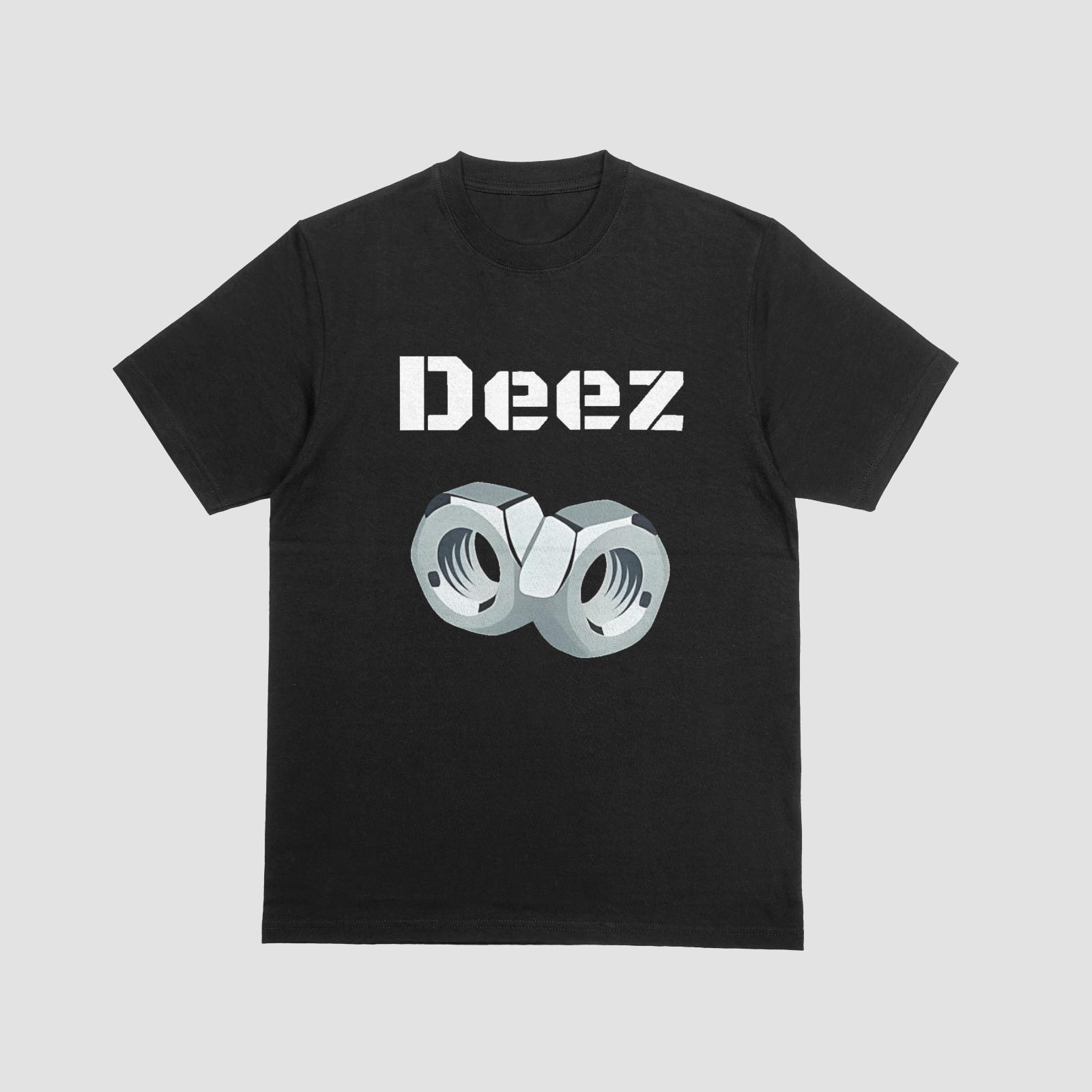 Deez Funny Meme Nuts Joke Graphic T-Shirt Unisex XXXL