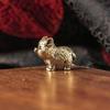 Brass 12 Zodiac Animal Head Sculpture Small Statue Desktop Ornaments Vintage Beast Figurines Mini Lucky Home Decorations Crafts