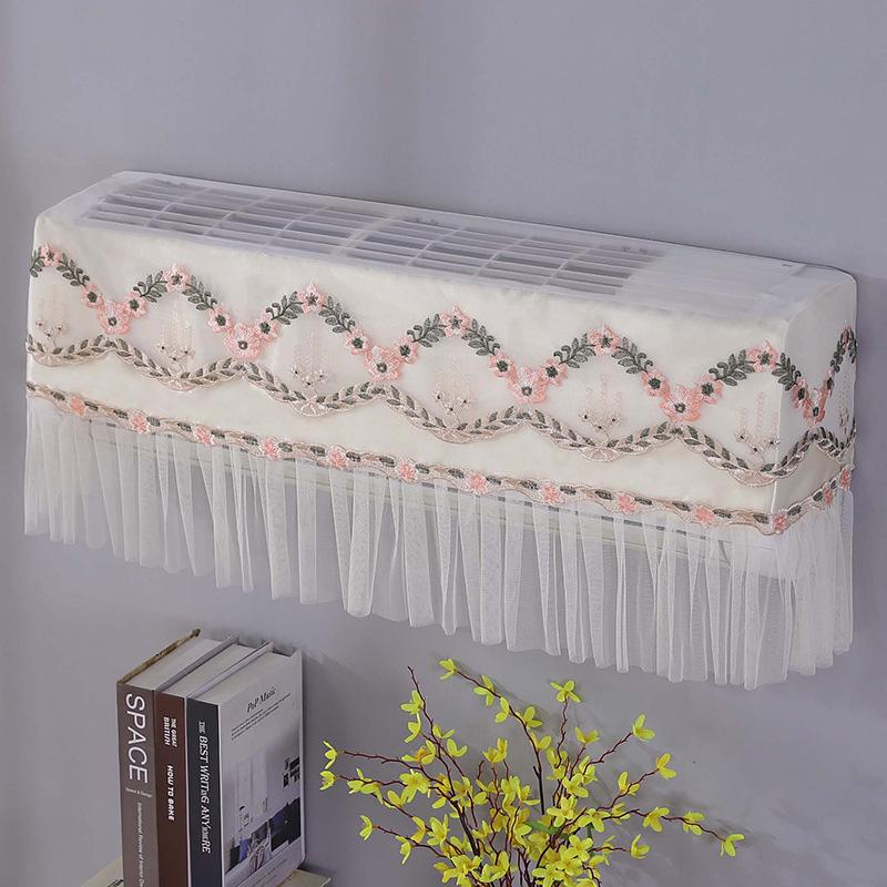 1PC Air Conditioner Dust Cover Anti-Dust Cover Wall Mounted Air Conditioner Gauze Cover Polyester