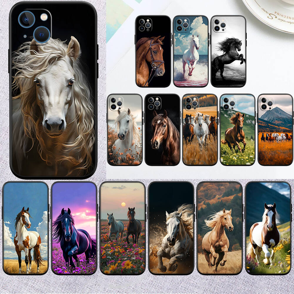 MH57 Fine Horse Phone Shell Case for Redmi Note 12 12S 12C 13 13C 13R 14 14S 14R 14C Pro Max Plus A3 A3X A4 A5 11A 13X