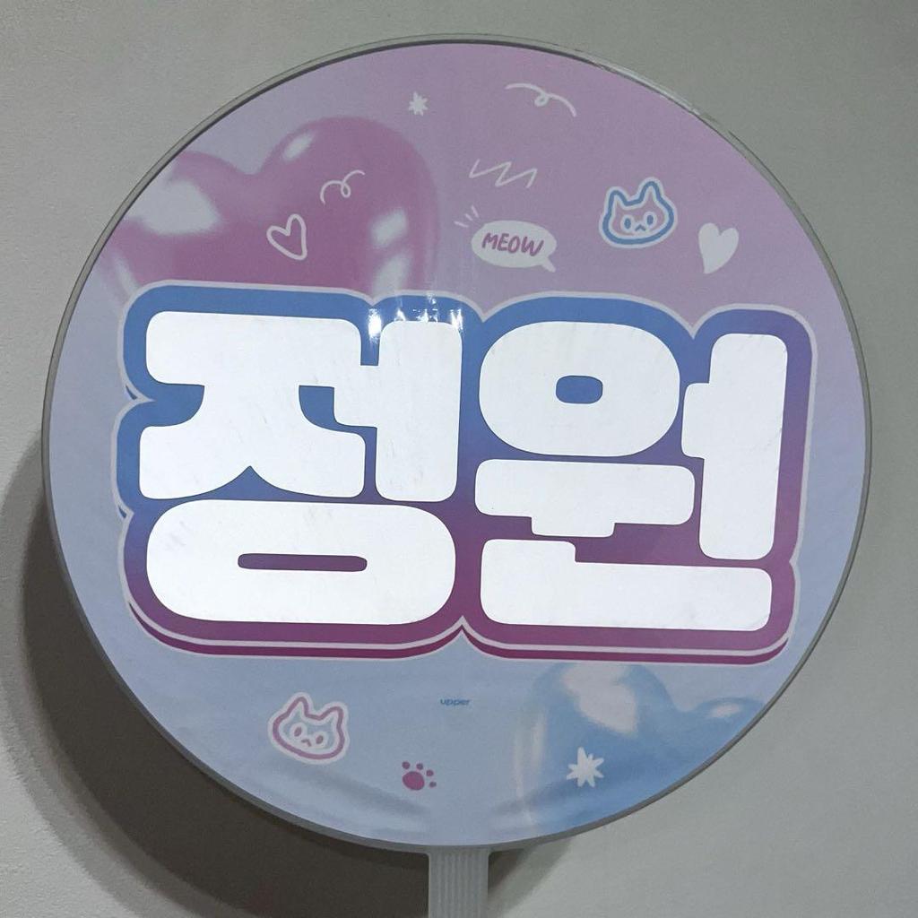 [USED] Enhypen Jungwon Fan Master Pink Blue