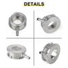 New Car Silver Radiator Filler Neck 41mm or 32mm ID Billet Aluminium Weld-On Radiator Hose Connector Filler Neck Flange Adapter