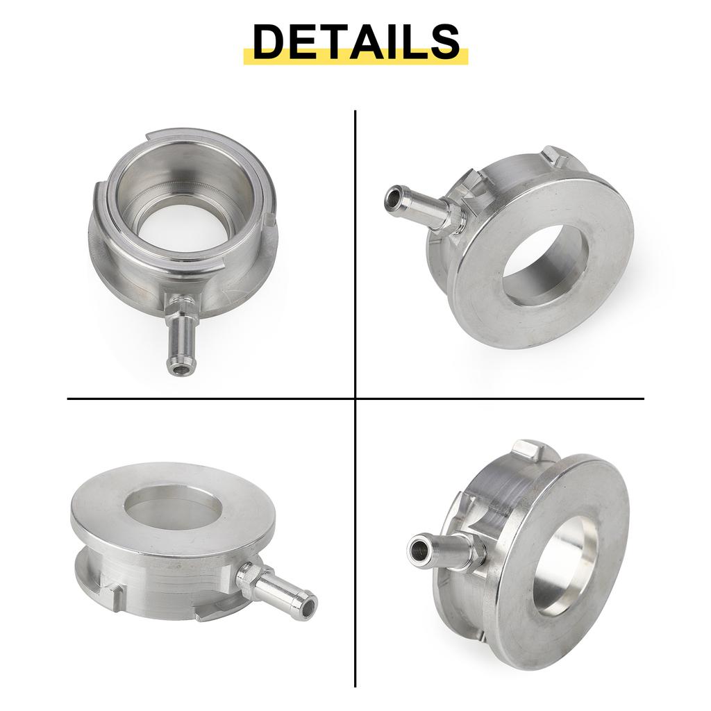 New Car Silver Radiator Filler Neck 41mm or 32mm ID Billet Aluminium Weld-On Radiator Hose Connector Filler Neck Flange Adapter