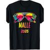 Malle 2026 Fashion Glasses Outfit Malle 2026 T-Shirt Men's Vintage T-shirt Perfect for Home|Outdoor|Work|Gifting (Birthdays|Valentine's Day|Mother's