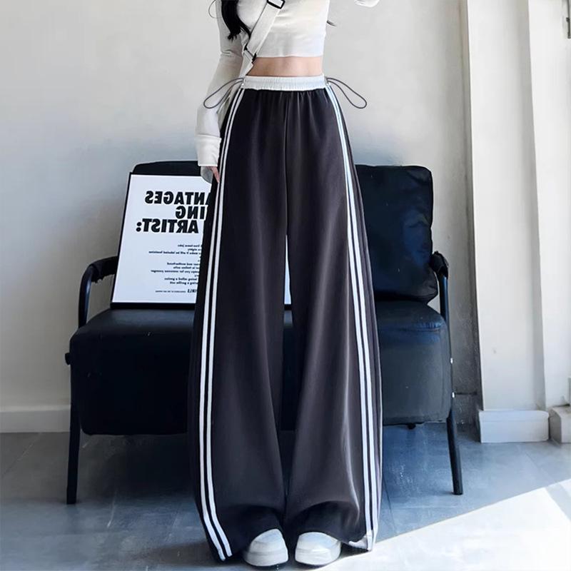 

Spring Maternity Two-Way Narrow/Wide Leg Sweatpants - Casual Sports Scimitar Banana Pants M