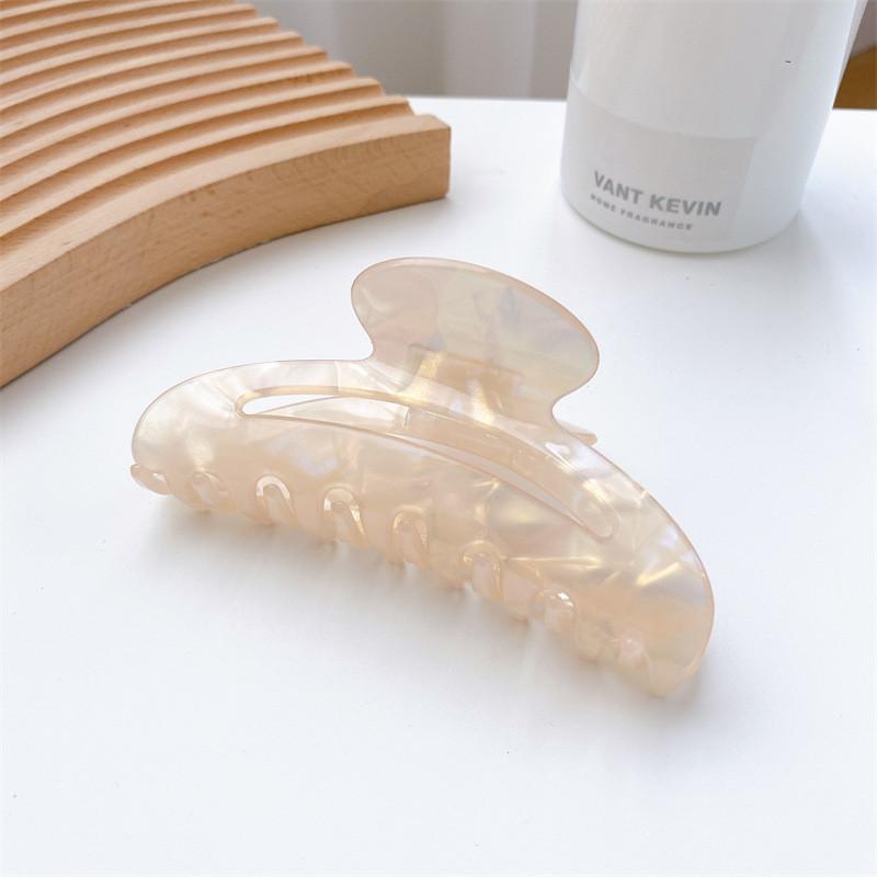 Beautiful Handcrafted Korean Style Colorful Hair Claw Clip For Women With Iridescent Finish