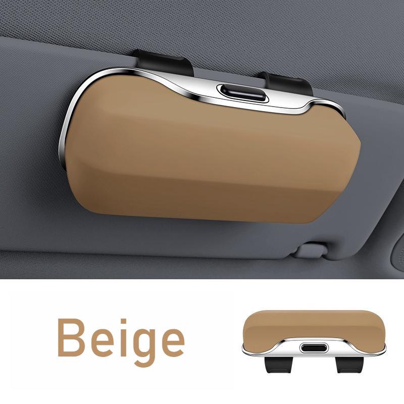 Držák na sluneční brýle do auta Držák na sluneční clonu Box na brýle do auta Držák na brýle na řízení Multifunkční přenosný pouzdro na brýle do auta