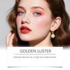 Temperaturwechselnder Rouge, Natürlich Rosafarbener Ton, Vergoldete Rouge-Creme, Glatte Textur Geeignet für den täglichen Gebrauch