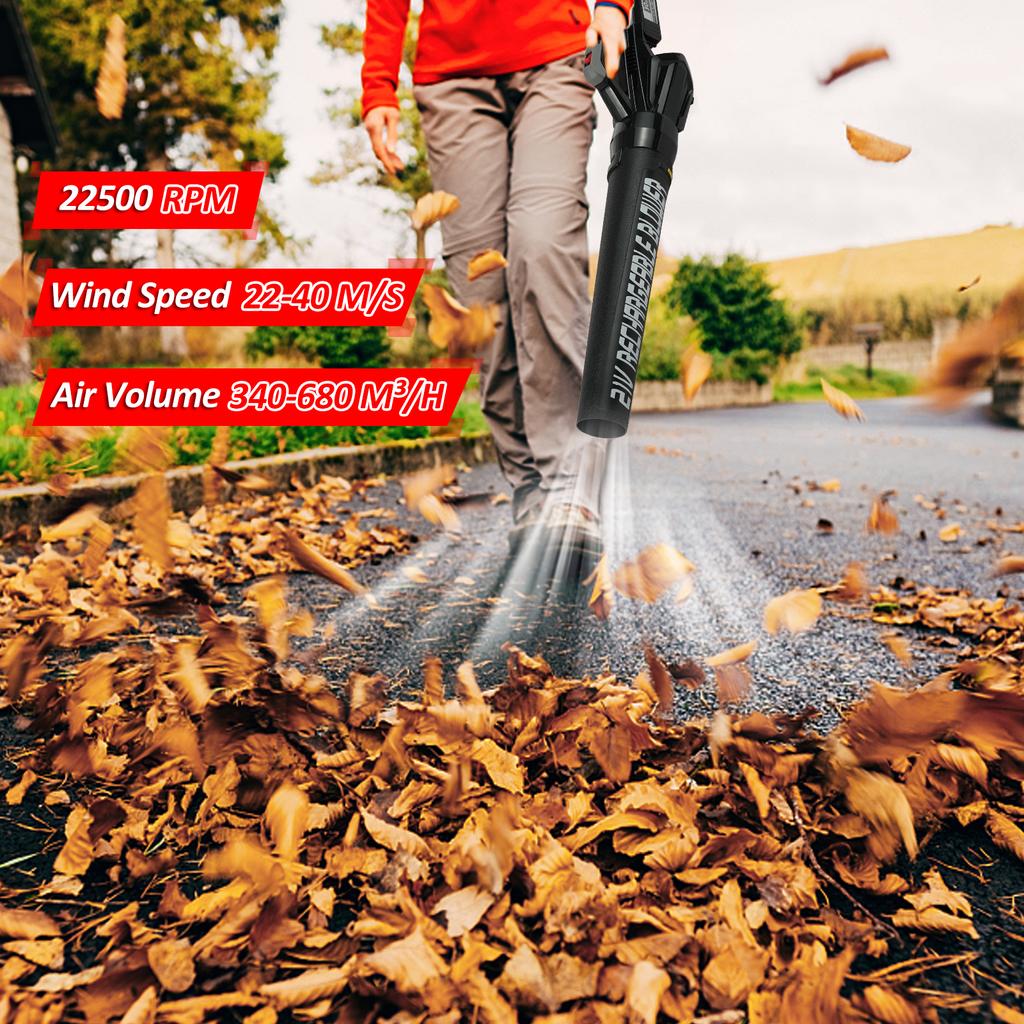 Lithium Battery Strong Storm Blower Deciduous Blower Dust Blower Leaf Blowers for Patio, Yard,