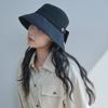 Allincomplete Wide Bucket Hat Ribbon Paper  3 Colors 