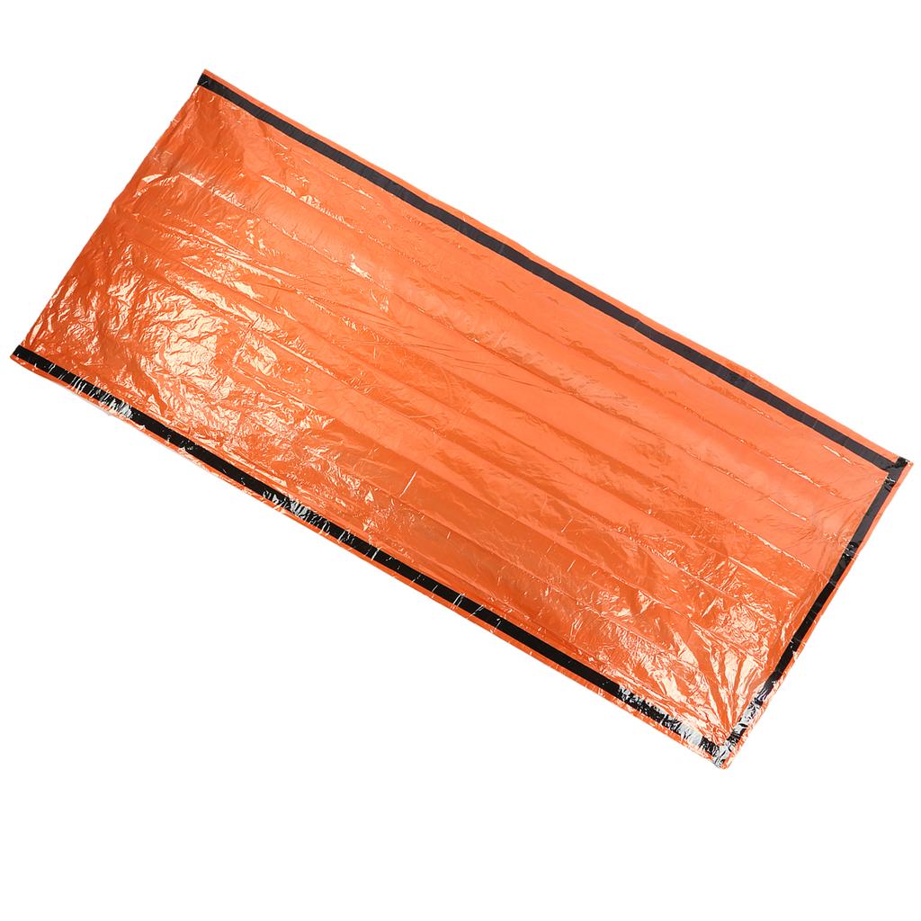 Outdoor Wiederverwendbarer Notfallschlafsack Thermisch Wasserdicht Survival Camping Reise Orange